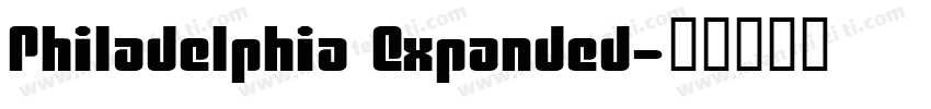 Philadelphia Expanded字体转换